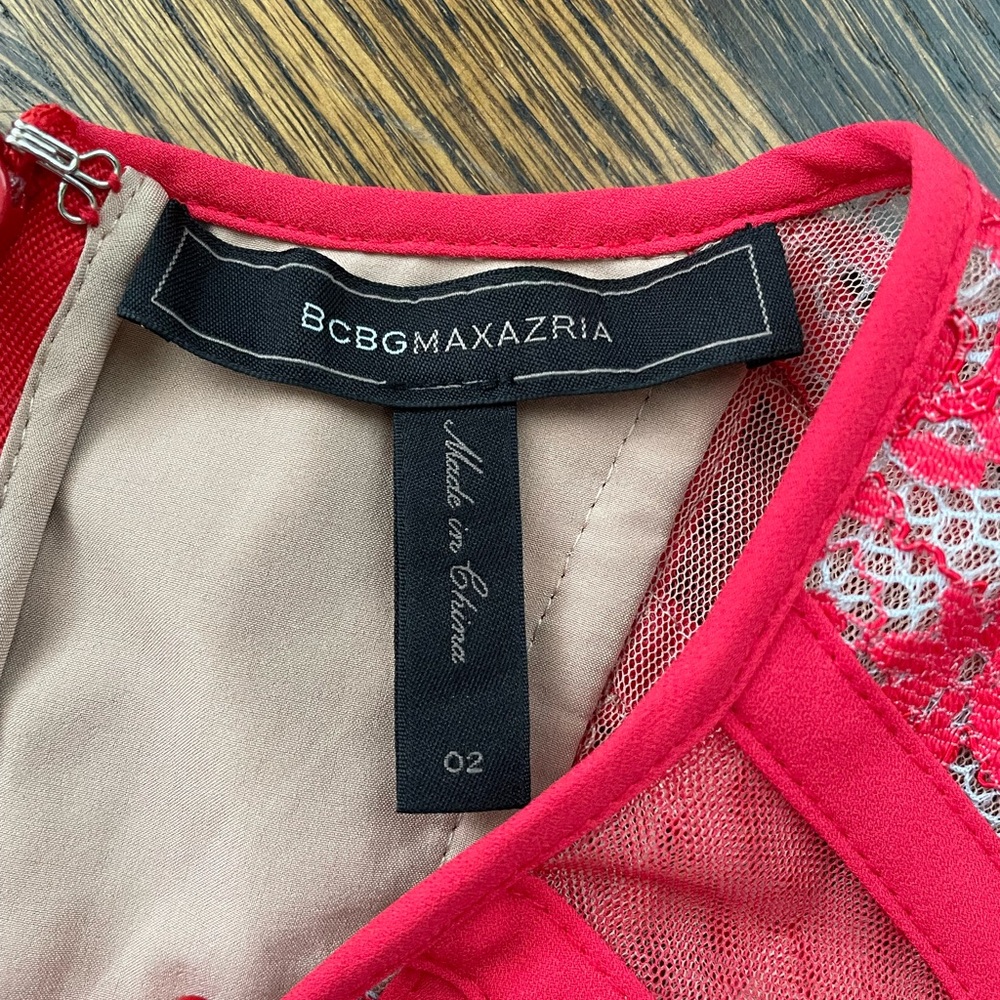 BCBGMaxAzria Vibrant Pink Kids Formal Dress - Picture 3 of 4